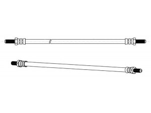 CEF 510081 stabdžių žarnelė 
 Stabdžių sistema -> Stabdžių žarnelės
C30755, JLM9702