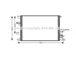 AVA QUALITY COOLING VO5138 kondensatorius, oro kondicionierius