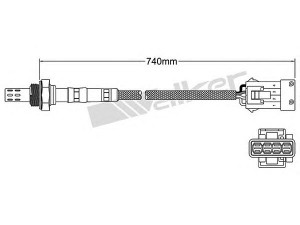 WALKER PRODUCTS 250-24135 lambda jutiklis 
 Išmetimo sistema -> Jutiklis/zondas
1628 YK, 46 60 502, 46 62 359, 1271939