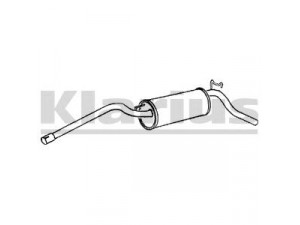 KLARIUS VO112P galinis duslintuvas 
 Išmetimo sistema -> Duslintuvas
3286453