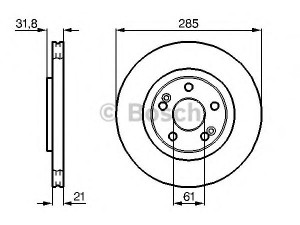 BOSCH 0 986 478 719 stabdžių diskas 
 Dviratė transporto priemonės -> Stabdžių sistema -> Stabdžių diskai / priedai
77 00 793 047, 77 00 795 751, 77 00 801 101