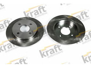 KRAFT AUTOMOTIVE 6052200 stabdžių diskas 
 Stabdžių sistema -> Diskinis stabdys -> Stabdžių diskas
1323621, 1373781, 1473006, 1514237