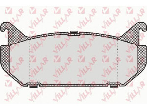 VILLAR 626.0512 stabdžių trinkelių rinkinys, diskinis stabdys 
 Techninės priežiūros dalys -> Papildomas remontas
3868298, 3898005, F42Z2200A, G5Y52643Z