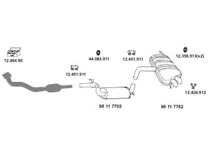 EBERSPÄCHER 12_048 išmetimo sistema 
 Išmetimo sistema -> Išmetimo sistema, visa