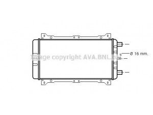AVA QUALITY COOLING FD2190 radiatorius, variklio aušinimas
3241911, 84AU8005E