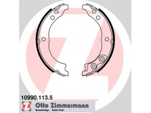 ZIMMERMANN 10990.113.5 stabdžių trinkelių komplektas, stovėjimo stabdis 
 Stabdžių sistema -> Rankinis stabdys
77362290, 77362696, 77362699, 77363478