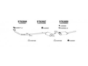 VENEPORTE 630141 išmetimo sistema 
 Išmetimo sistema -> Išmetimo sistema, visa
