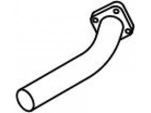 DINEX 47125 išleidimo kolektorius 
 Išmetimo sistema -> Išmetimo vamzdžiai
81.15204.5326