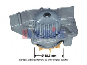 AKS DASIS 780065N vandens siurblys 
 Aušinimo sistema -> Vandens siurblys/tarpiklis -> Vandens siurblys
9565095580