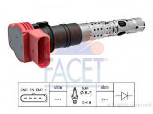 FACET 9.6333 ritė, uždegimas 
 Kibirkšties / kaitinamasis uždegimas -> Uždegimo ritė
077 905 115 B, 077 905 115 C, 077 905 115 E