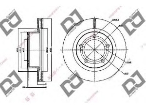 DJ PARTS BD1995 stabdžių diskas 
 Dviratė transporto priemonės -> Stabdžių sistema -> Stabdžių diskai / priedai
43512-60180, 4351260180