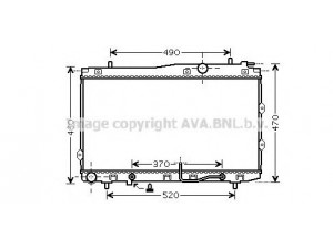 AVA QUALITY COOLING KA2090 radiatorius, variklio aušinimas
253102F050, S253102F050