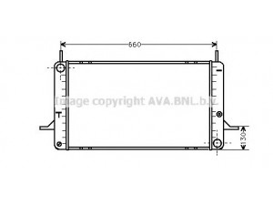AVA QUALITY COOLING FDA2106 radiatorius, variklio aušinimas