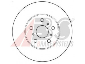 A.B.S. 15897 stabdžių diskas 
 Stabdžių sistema -> Diskinis stabdys -> Stabdžių diskas
43512-20120, 43512-20270, 4351220160
