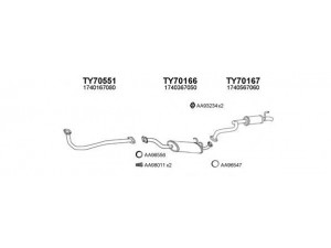 VENEPORTE 700113 išmetimo sistema 
 Išmetimo sistema -> Išmetimo sistema, visa