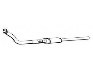 WALKER 08394 priekinis duslintuvas