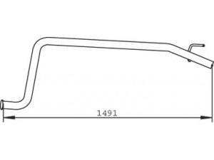 DINEX 73200 išleidimo kolektorius 
 Išmetimo sistema -> Išmetimo vamzdžiai
20030-00QAA, 4411736, 91168536