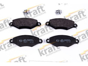 KRAFT AUTOMOTIVE 6005679 stabdžių trinkelių rinkinys, diskinis stabdys 
 Techninės priežiūros dalys -> Papildomas remontas
4251-91, 425166, 425191, 4252-04