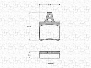 MAGNETI MARELLI 363702160329 stabdžių trinkelių rinkinys, diskinis stabdys 
 Techninės priežiūros dalys -> Papildomas remontas
4251-83, 425183, 95650872, 95651047