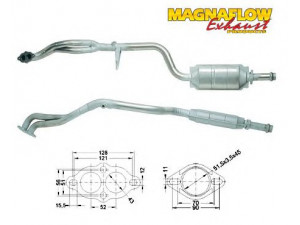 MAGNAFLOW 80658 katalizatoriaus keitiklis 
 Išmetimo sistema -> Katalizatoriaus keitiklis
18301703079
