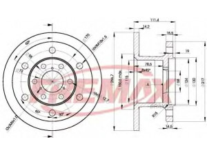 FREMAX BD-3907 stabdžių diskas 
 Stabdžių sistema -> Diskinis stabdys -> Stabdžių diskas
1904529, 93800492