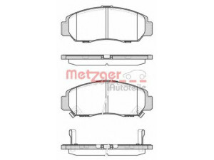 METZGER 0747.12 stabdžių trinkelių rinkinys, diskinis stabdys 
 Techninės priežiūros dalys -> Papildomas remontas
45022-S7A-E00, 45022-S7A-E50, 45022-SJF-E00