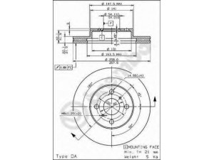 BREMBO 09.5676.20 stabdžių diskas 
 Stabdžių sistema -> Diskinis stabdys -> Stabdžių diskas
4351212490