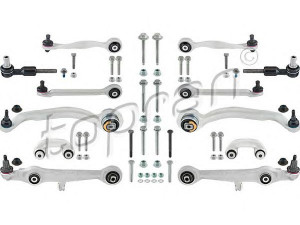 TOPRAN 114 522 jungčių komplektas, rato pakaba 
 Ašies montavimas/vairavimo mechanizmas/ratai -> Valdymo svirtis/pasukamosios svirties sujungimas -> Vairo trauklės (valdymo svirtis, išilginis balansyras, diago
8D0 498 KIT98, 4D0 407 151C, 4D0 407 151E