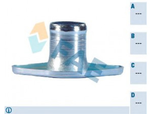 FAE 54306 aušinimo skysčio jungė 
 Aušinimo sistema -> Žarnelės/vamzdeliai/sujungimai -> Jungės
97.523.152, 1336.44