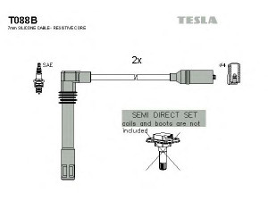 TESLA T088B uždegimo laido komplektas 
 Kibirkšties / kaitinamasis uždegimas -> Uždegimo laidai/jungtys