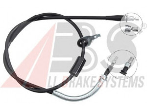 A.B.S. K12033 trosas, stovėjimo stabdys 
 Stabdžių sistema -> Valdymo svirtys/trosai
34409803367
