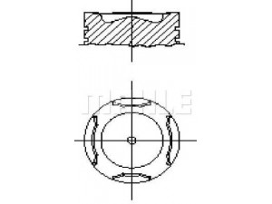 MAHLE ORIGINAL S21350 stūmoklis
