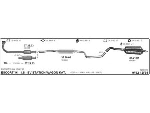 IMASAF 525000070 išmetimo sistema 
 Išmetimo sistema -> Išmetimo sistema, visa