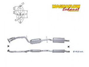 MAGNAFLOW 70622 katalizatoriaus keitiklis 
 Išmetimo sistema -> Katalizatoriaus keitiklis
18307523730