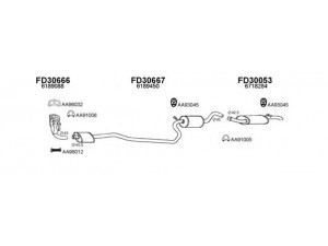 VENEPORTE 300063 išmetimo sistema 
 Išmetimo sistema -> Išmetimo sistema, visa