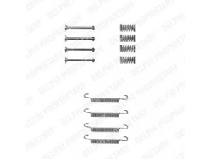 DELPHI LY1115 priedų komplektas, stovėjimo stabdžių trinkelės 
 Stabdžių sistema -> Rankinis stabdys