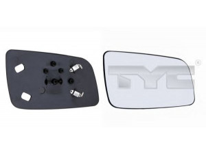 TYC 325-0013-1 veidrodėlio stiklas, išorinis veidrodėlis 
 Kėbulas -> Keleivių kabina -> Veidrodėlis
6428740, 9130904