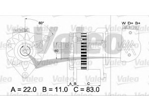 VALEO 437051 kintamosios srovės generatorius 
 Elektros įranga -> Kint. sr. generatorius/dalys -> Kintamosios srovės generatorius
1005386, 1406055, 5023525, 5026097