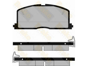 Brake ENGINEERING PA411 stabdžių trinkelių rinkinys, diskinis stabdys 
 Techninės priežiūros dalys -> Papildomas remontas
0049112281, 0446510040, 0446512010