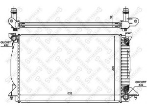 STELLOX 10-25515-SX radiatorius, variklio aušinimas 
 Aušinimo sistema -> Radiatorius/alyvos aušintuvas -> Radiatorius/dalys
19010-PM2-G51, 19010PM1901, 8E0 121 251 K