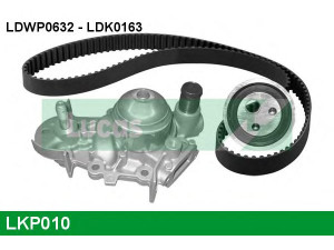 LUCAS ENGINE DRIVE LKP010 vandens siurblio ir paskirstymo diržo komplektas 
 Diržinė pavara -> Paskirstymo diržas/komplektas -> Paskirstymo diržas/komplektas