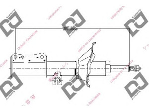 DJ PARTS DS2216GS amortizatorius 
 Pakaba -> Amortizatorius
LA0134700C, LA2534700, LB4834700P