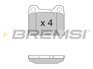 BREMSI BP2383 stabdžių trinkelių rinkinys, diskinis stabdys 
 Techninės priežiūros dalys -> Papildomas remontas
270166, 2701662, 270196, 270924