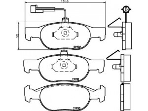 HELLA PAGID 8DB 355 007-921 stabdžių trinkelių rinkinys, diskinis stabdys 
 Techninės priežiūros dalys -> Papildomas remontas
9947118, 9947446, 9947629, 9950713