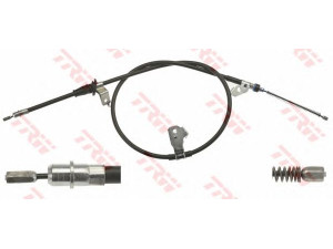 TRW GCH649 trosas, stovėjimo stabdys 
 Stabdžių sistema -> Valdymo svirtys/trosai
MR955255