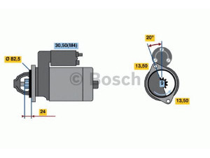 BOSCH 0 001 218 770 starteris
016 016 104, 07M 911 023