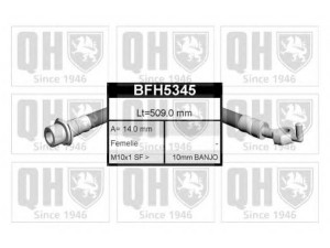 QUINTON HAZELL BFH5345 stabdžių žarnelė 
 Stabdžių sistema -> Stabdžių žarnelės
90080 94163