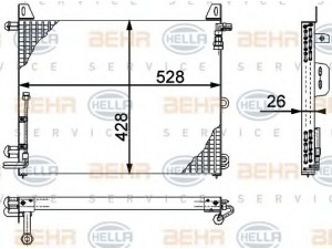 HELLA 8FC 351 317-181 kondensatorius, oro kondicionierius 
 Oro kondicionavimas -> Kondensatorius
107 830 17 70, A 107 830 17 70