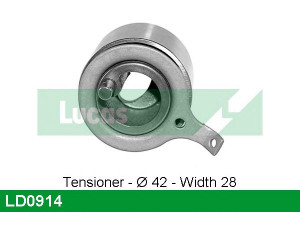 LUCAS ENGINE DRIVE LD0914 įtempiklio skriemulys, paskirstymo diržas