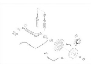 DELPHI RENA-05658-R rato pakaba 
 Ašies montavimas/vairavimo mechanizmas/ratai -> Prekių paieška pagal schemą